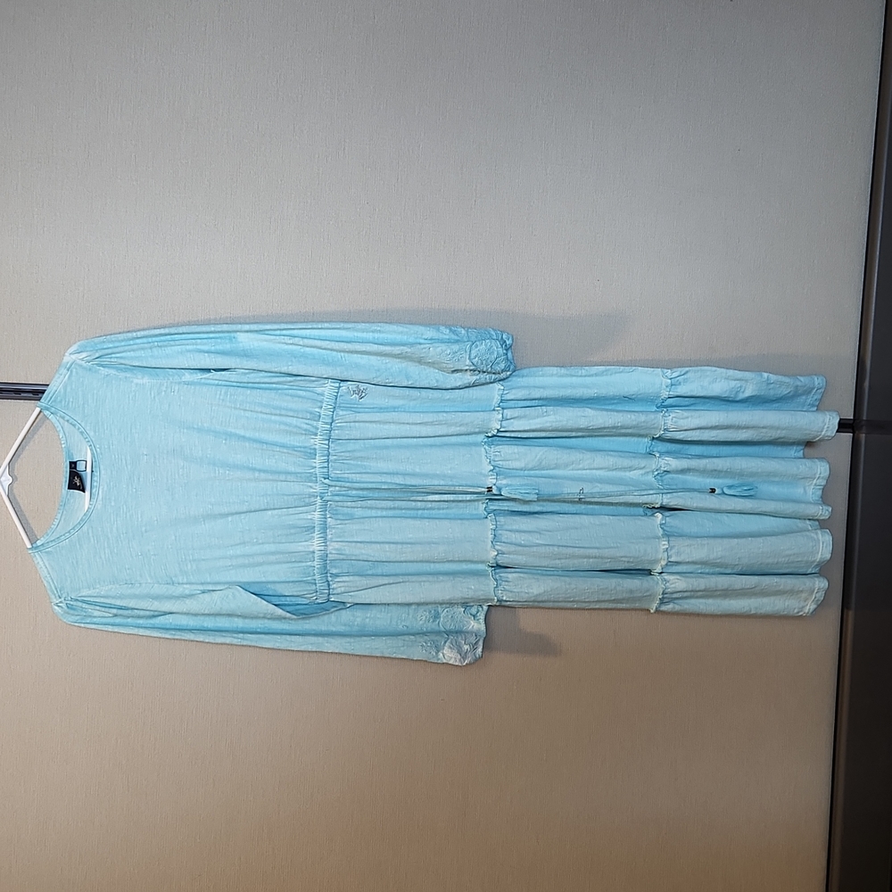 Beverly Hills Polo Club Ocean Side Cafe Maxi Dress Size Medium